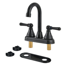 Load image into Gallery viewer, OYMOV RV Bathroom Faucet - 4‘’ Non-Metallic 2-Handle (Bell Shape), Matte Black
