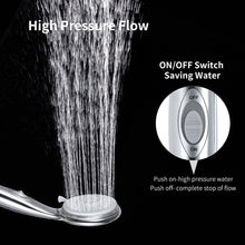 Load image into Gallery viewer, RV Shower Head with Hose - 5-Spray, High Pressure, Drill-free